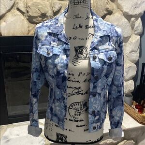 Jessica Simpson Blue Acid Wash Jean Jacket